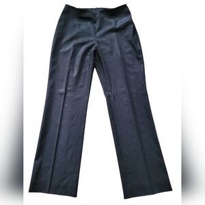 Pre-owned Versus Versace Women's Black Dress Pants Size 42 Virgin Wool